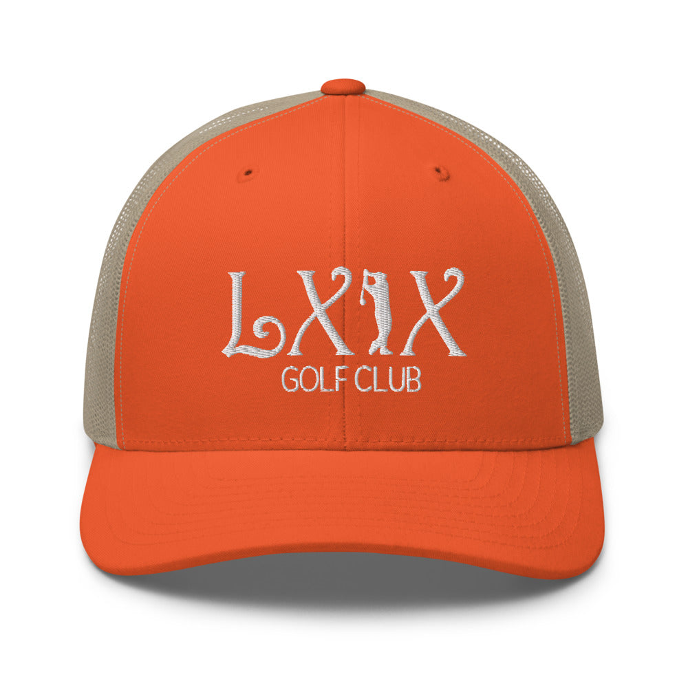 Curve Logo Trucker Cap - White Logo
