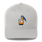 Birdie Juice Golf Trucker Hat (Silver/Charcoal/Green)