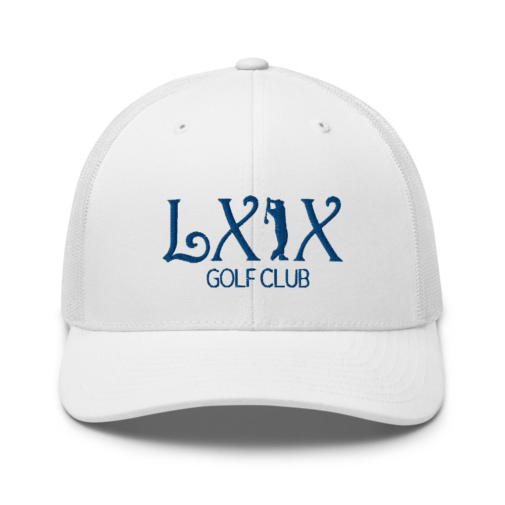 Curve Logo Trucker Cap - Blue Logo