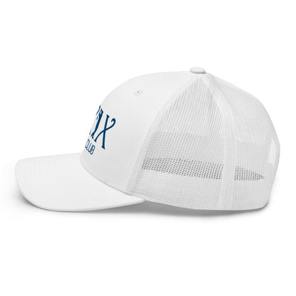Curve Logo Trucker Cap - Blue Logo