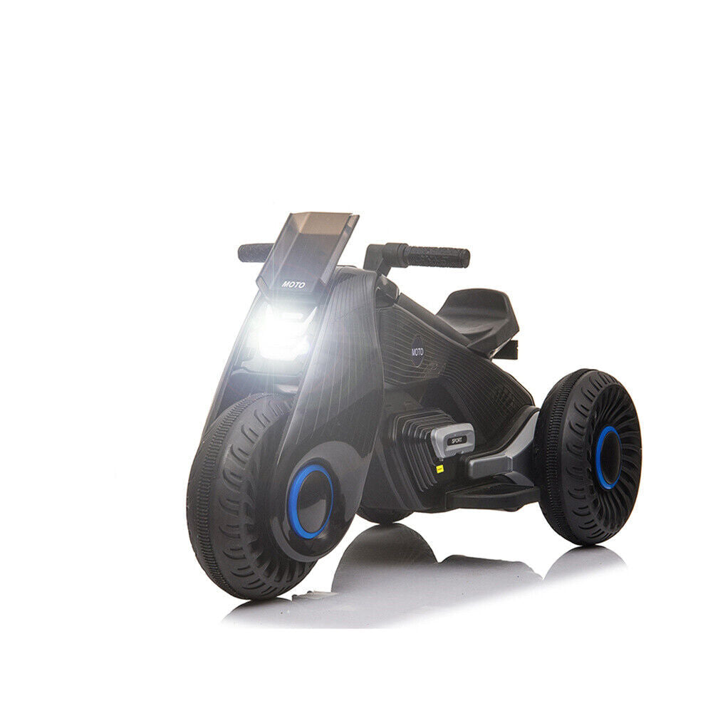Rev Up the Fun: 6V Electric Ride-On Motor Bike for Kids with Double Drive and Music - 3 Wheels