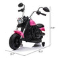 Rev Up the Fun: Electric Ride-On Motorcycle Toy with Headlights and Training Wheels for Kids