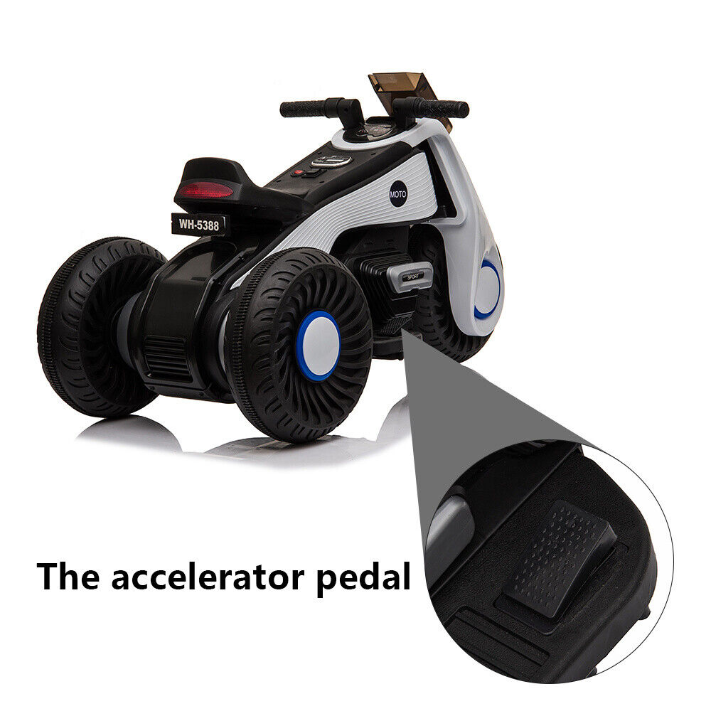 Rev Up the Fun with a 3-Wheel Double Drive Electric Motorcycle for Kids