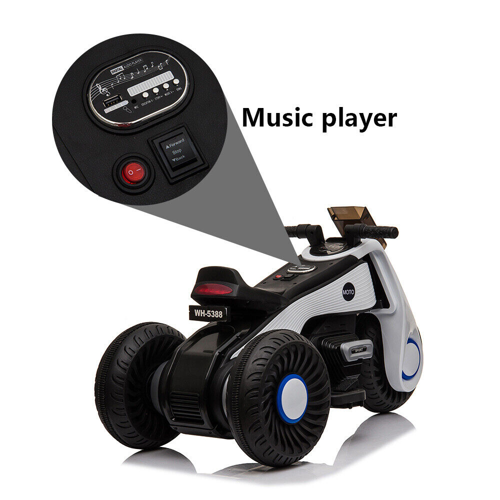 Rev Up the Fun with a 3-Wheel Double Drive Electric Motorcycle for Kids