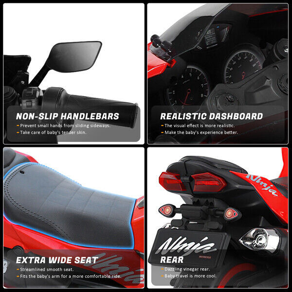 Rev Up the Fun with Our 12V Electric Motorcycle Toy for Kids - 2 Wheels of Excitement!