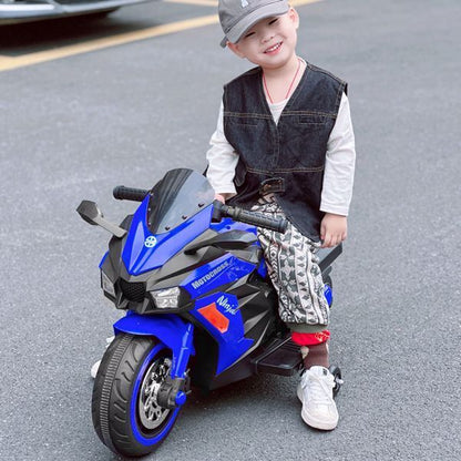 Rev Up the Fun with Our 12V Electric Motorcycle Toy for Kids - 2 Wheels of Excitement!