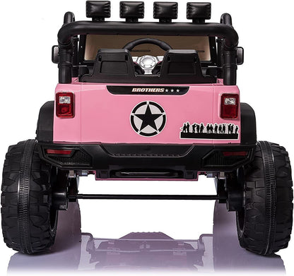 2-Seater 24V Electric Ride-On Toy Truck for Kids with Remote Control - 2*200W Power for Endless Fun!