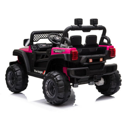 Rev up the Fun with the BBH-016 Double-Drive 12V Rose Red Off-Road Vehicle and 2.4G Remote Control