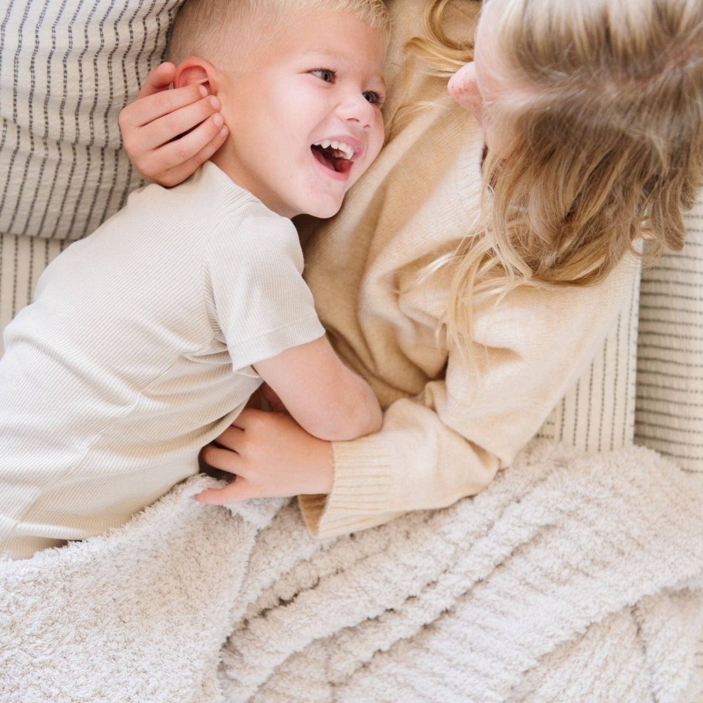 Ribbed Bamboni® Receiving Blanket 30x40 Inch Microfiber