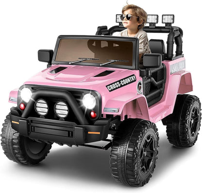 Ride On Car Truck for Kids with 12V Electric Motor and Parent Remote Control