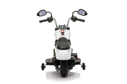 Kids Ride-On Harley Chopper Style Bike with Safety Training Wheels and 6V Battery