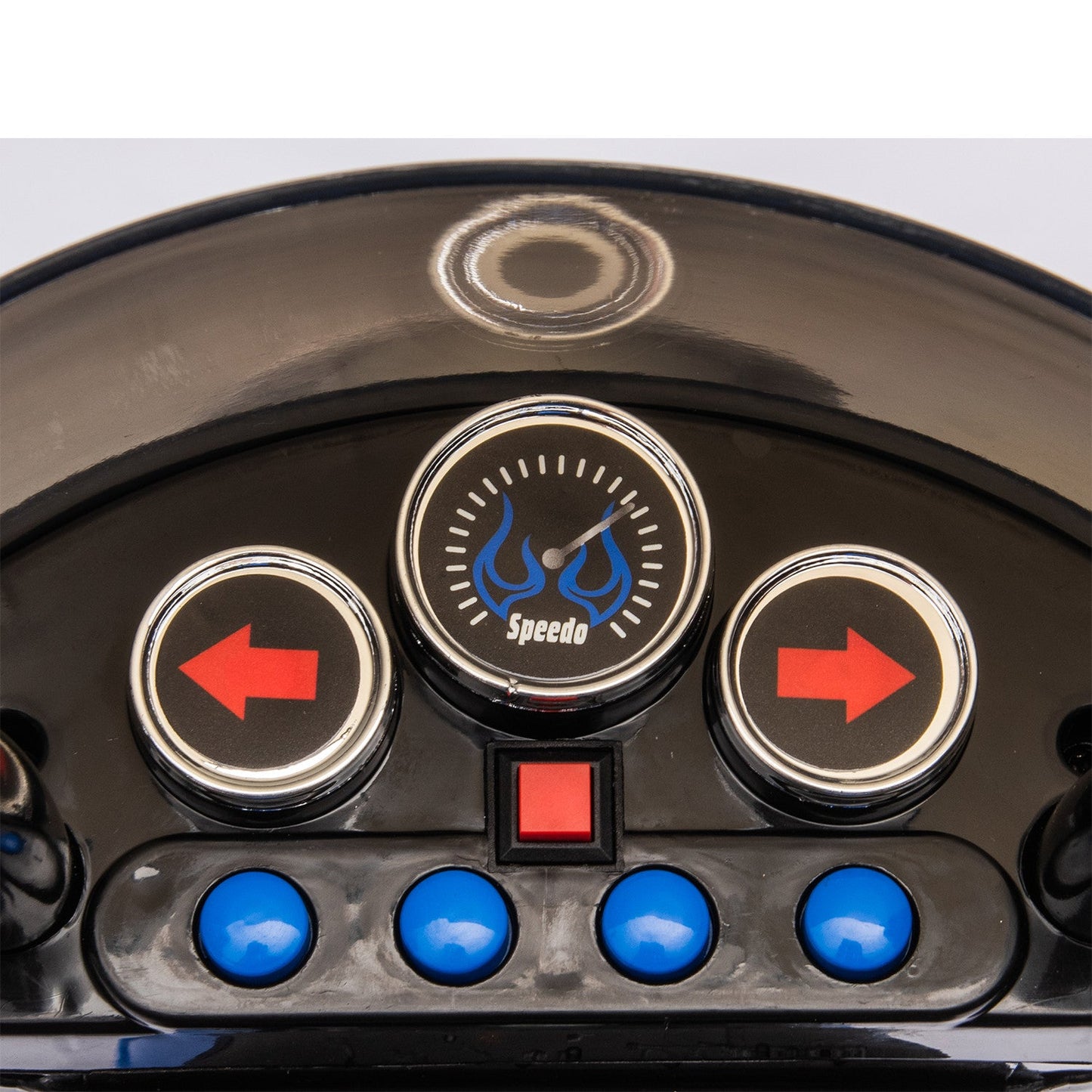 Electric 6V 3-Wheel Ride-On Motorcycle with LED Lights for Toddlers and Kids