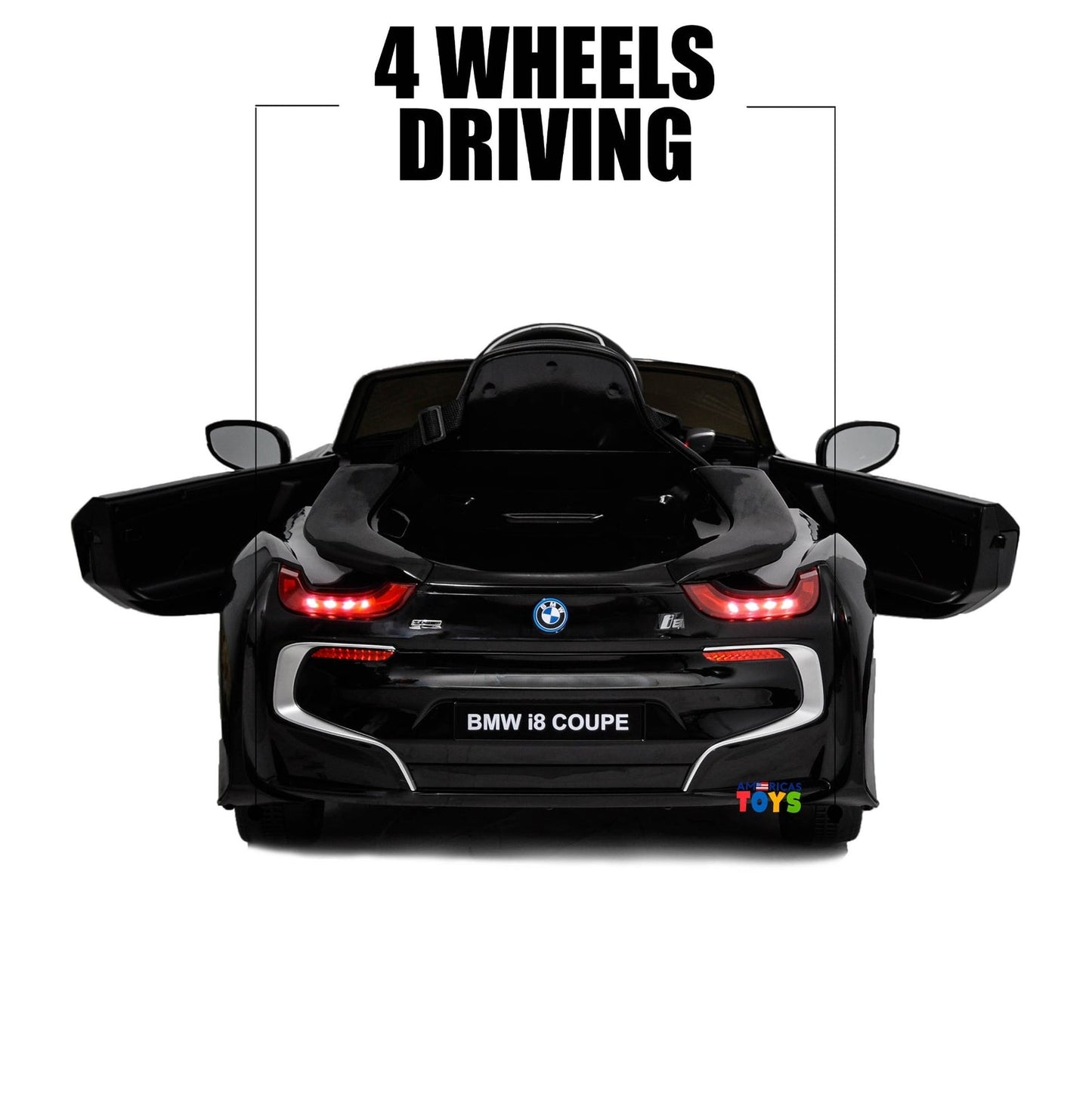 12V Licensed BMW Kids Ride-On Coupe with RC, MP3, and Single Seat in Multiple Colors