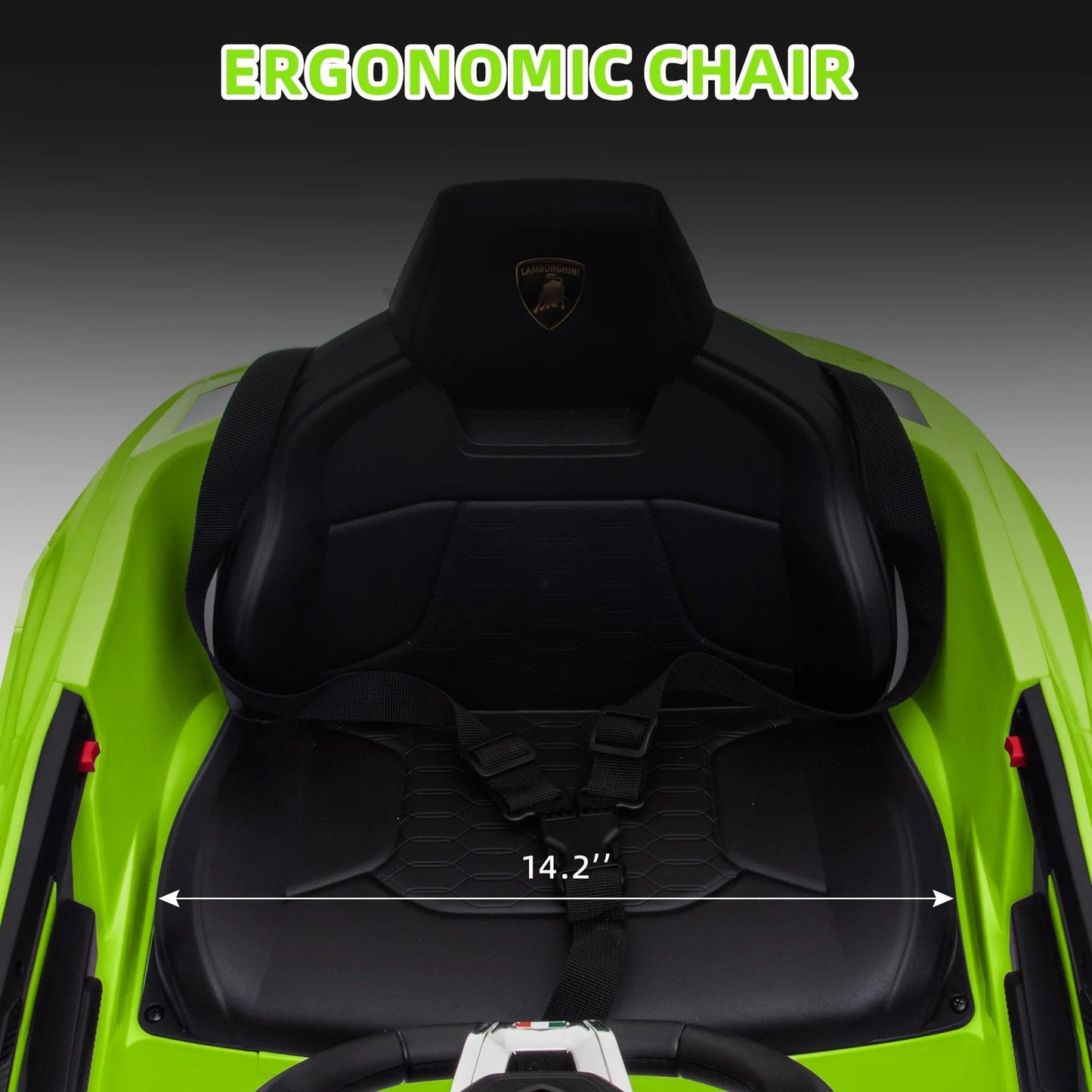 12V Kids' Electric Ride-On Vehicle with Parent Remote Control, Horn, and Radio