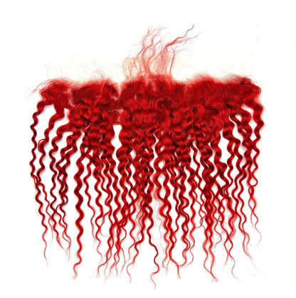 Rio Bohemian 13x4 Frontal Ear to Ear Hairpiece Red