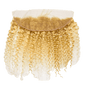 Rio 100% Virgin Remy Bohemian Curl Human Hair Frontal - Blonde 12"