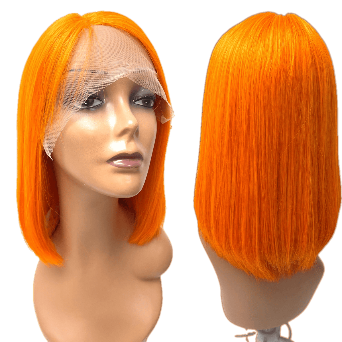 Rio Lace Front U-Part Human Hair Bob Wig, Straight - Choose Size
