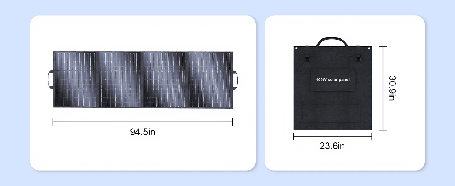 Folding Solar Panels 200w / 400w
