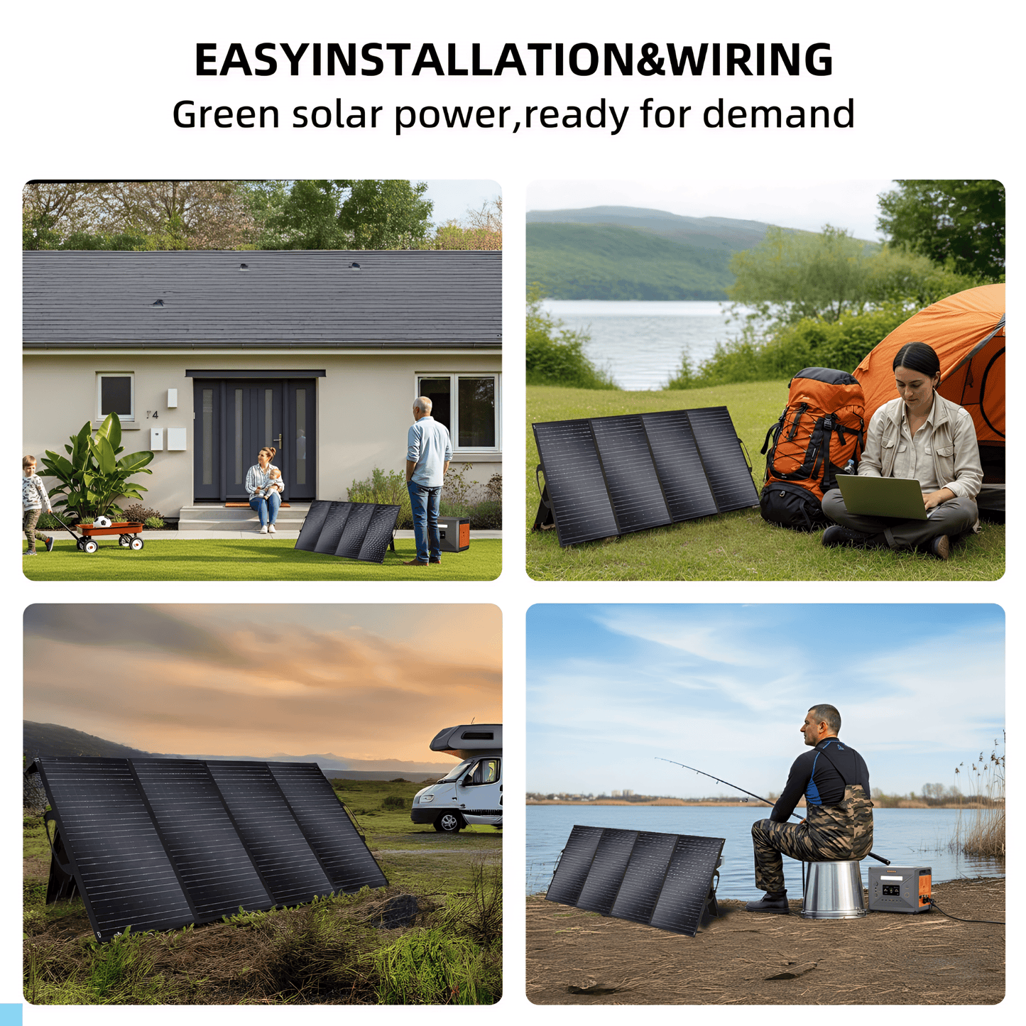 Folding Solar Panels 200w / 400w