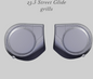 97-25+ Harley Touring Nordic boat speakers grill covers set