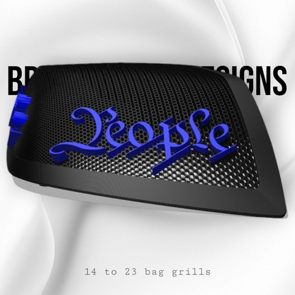 14-24 Harley Davidson bag lid Speaker Grill Cover We the People
