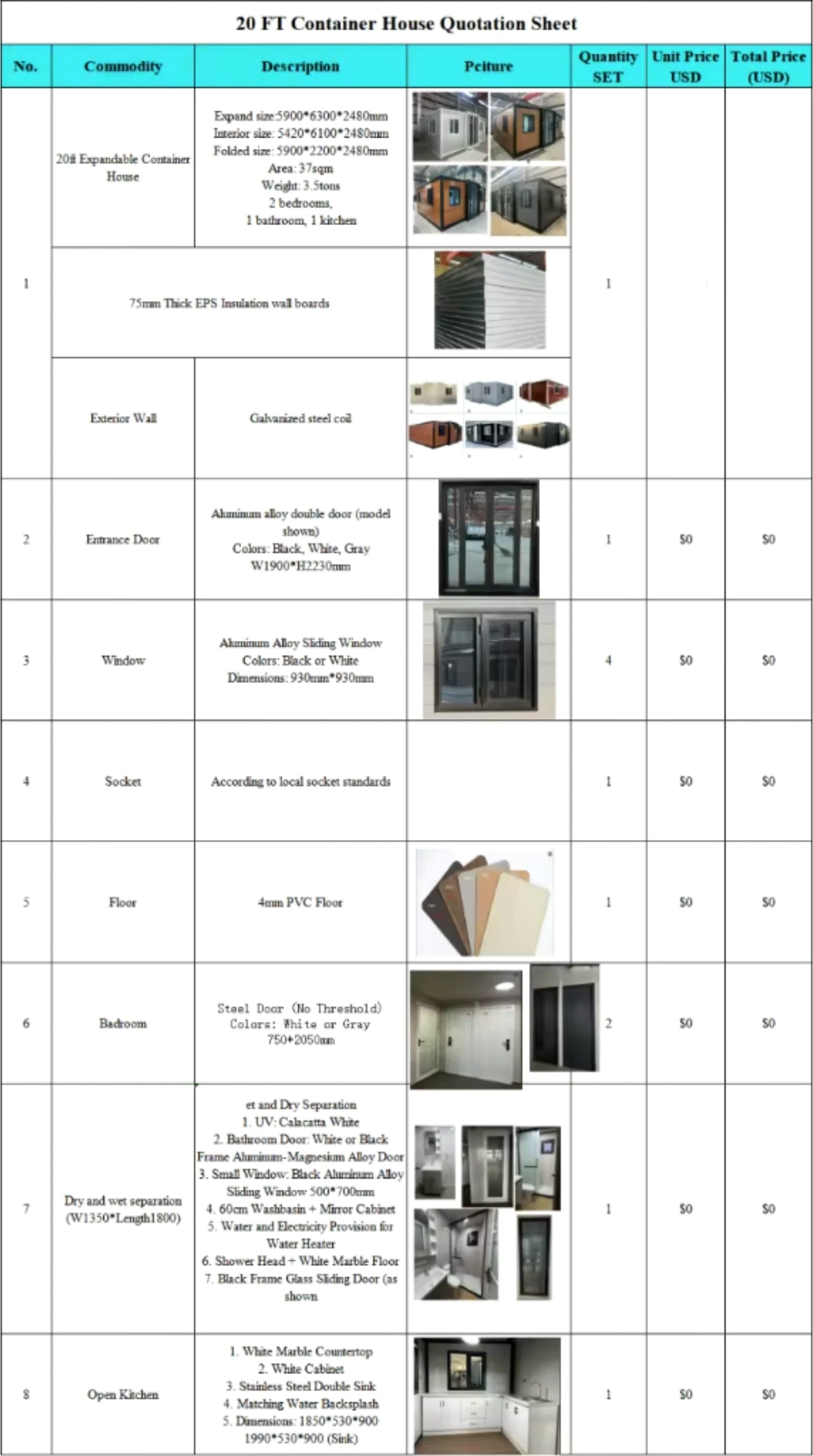 On Sale 20ft Expandable Tiny Home 7 Day Shipping