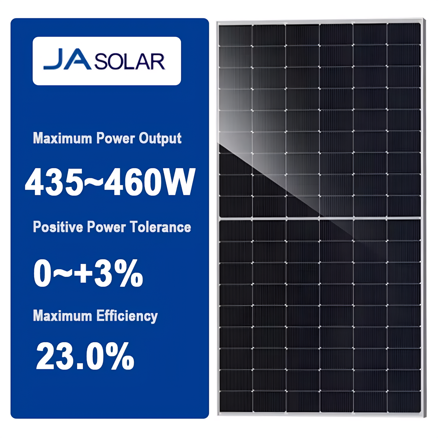 16 455W JA Solar Panels 21% Efficiency 30 Year warranty