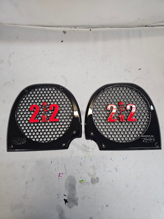 A set lower pods soldiers cross 22 speakers grill covers