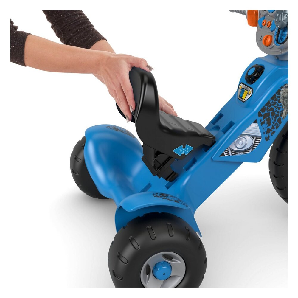 Roar into Action with the Fisher-Price Jurassic World Velociraptor Tricycle