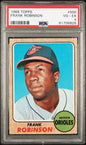 Graded 1968 Topps Frank Robinson #500 Baseball Card PSA 4 VG-EX