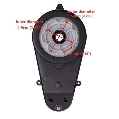 Durable 12V DC Gear Motor 40 000 RPM for Kids Ride-On Car Upgrades