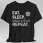 Rogue T-Shirt – 'Eat, Sleep, Sneak Attack, Repeat'