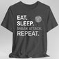 Rogue T-Shirt – 'Eat, Sleep, Sneak Attack, Repeat'