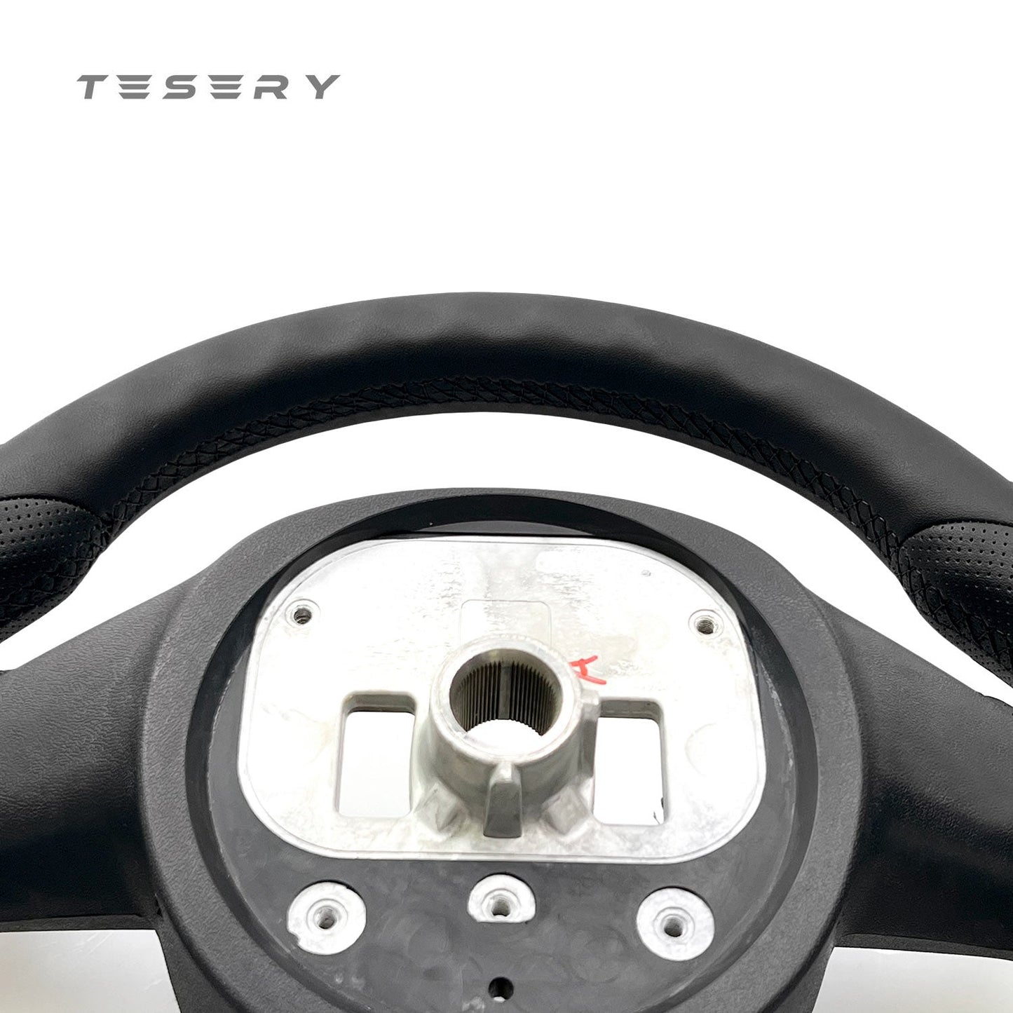 TESERY Touch Horn Round Steering Wheel Replacement for Tesla Model S / X 2021-2023