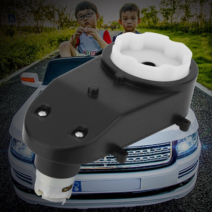 Electric RS380 Motor Gearbox and Steering Gear for Children's Toy Cars