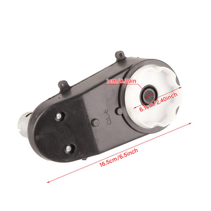 12V RS390 Electric Motor with Gearbox 120000RPM for Kids Toy Cars
