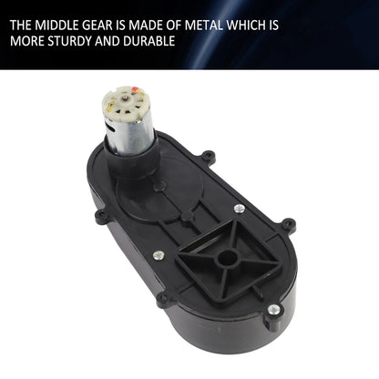 RS390 6V Electric Motor with Gearbox 18000RPM Replacement for Toy Cars