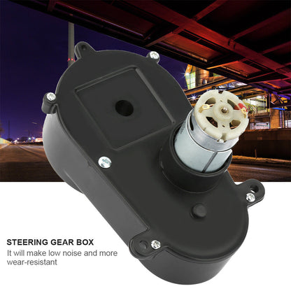 12V RS390 Electric Motor Gearbox with Steering Gear 5600RPM for Children's Toy Cars