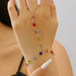 Colorful Geometric Heart Candy Jewelry Set
