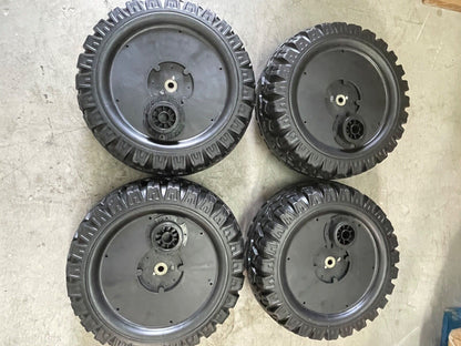4 Rubber Tires All Weather Replacements For Ride On Car Toys On Sale Today