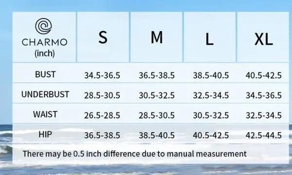 Charmo Maternity Swimsuit Scallop V Neck Support