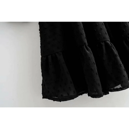 Korean Ruffle Mini Dress