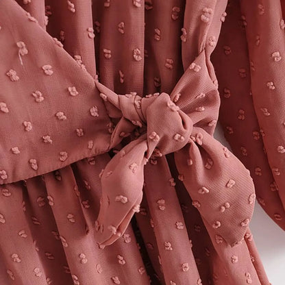 Korean Ruffle Mini Dress