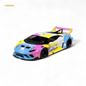 Flame Lamborghini Huracan LP610-4 LWBK WideBody Resin 1:64