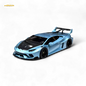 Flame Lamborghini Huracan LP610-4 ICE BLUE 1:64