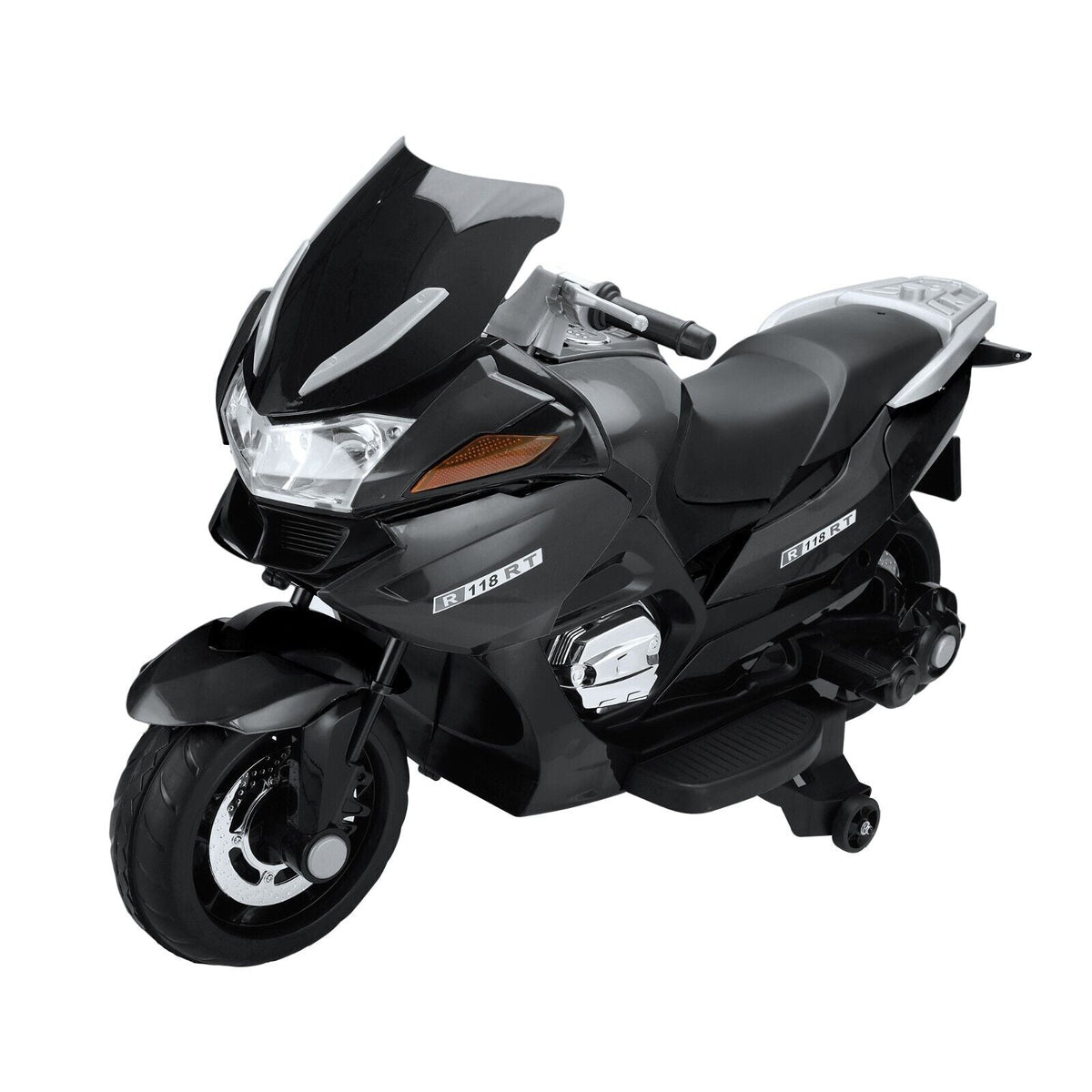 TOBBI 12V Electric Kids Dirt Bike with Training Wheels - Ride On Motorbike for Young Riders