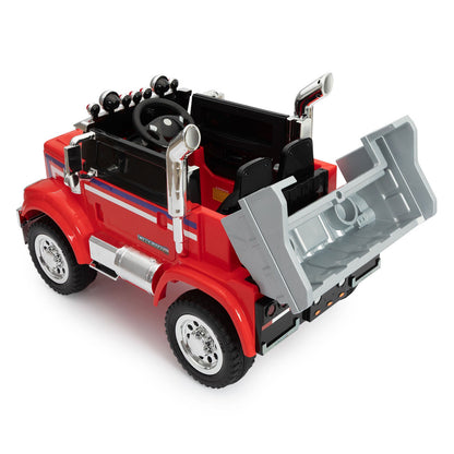 12V Kids Electric Ride On Toy Truck with Music and Remote Control