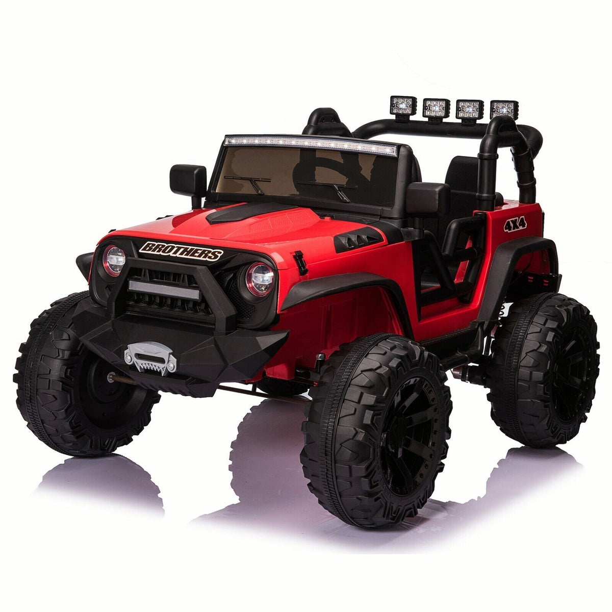 Electric 24V Battery Kids Ride On Car Toy Truck with USB, Bluetooth, and Remote Control Features