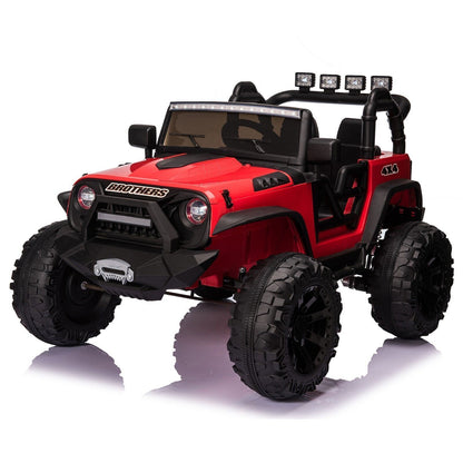 Electric 24V Battery Kids Ride On Car Toy Jeep with USB, Bluetooth, and Remote Control Features