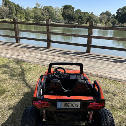 24V Touchscreen Clash Ride-On Mega Buggy - UTV Adventure Vehicle for Two - Razor UTV Inspired - Off-Road All-Terrain Fun Machine - Can-Am Style